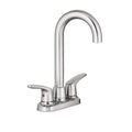Double Handle Bar Prep Faucet Stainless Steel Y813
