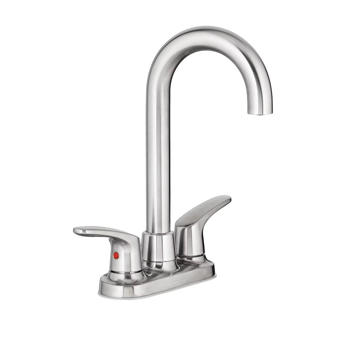 Double Handle Bar Prep Faucet Stainless Steel Y813