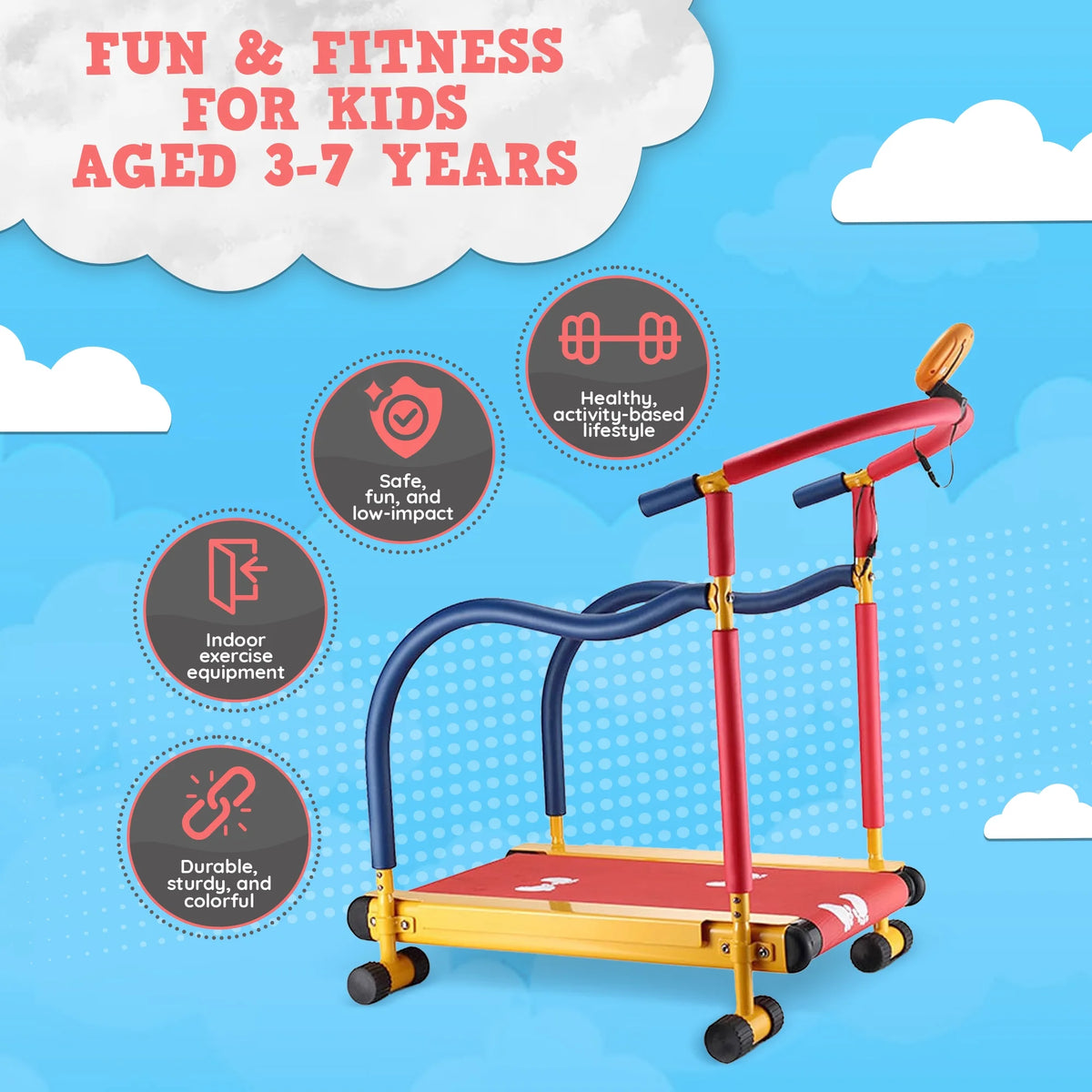 Non-Motorized Children's Exercise Treadmill W36621