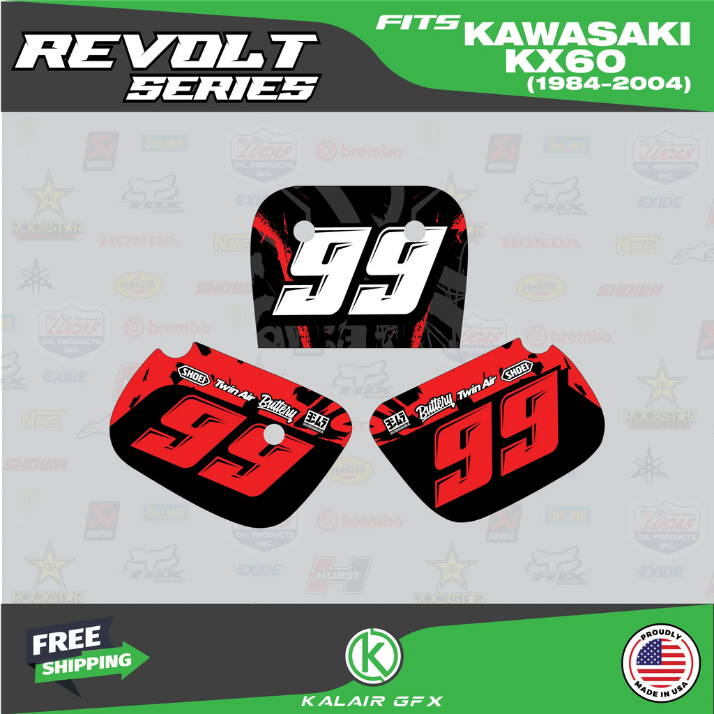 GFX Graphics Kit for Kawasaki KX60 (1984-2004) M346676