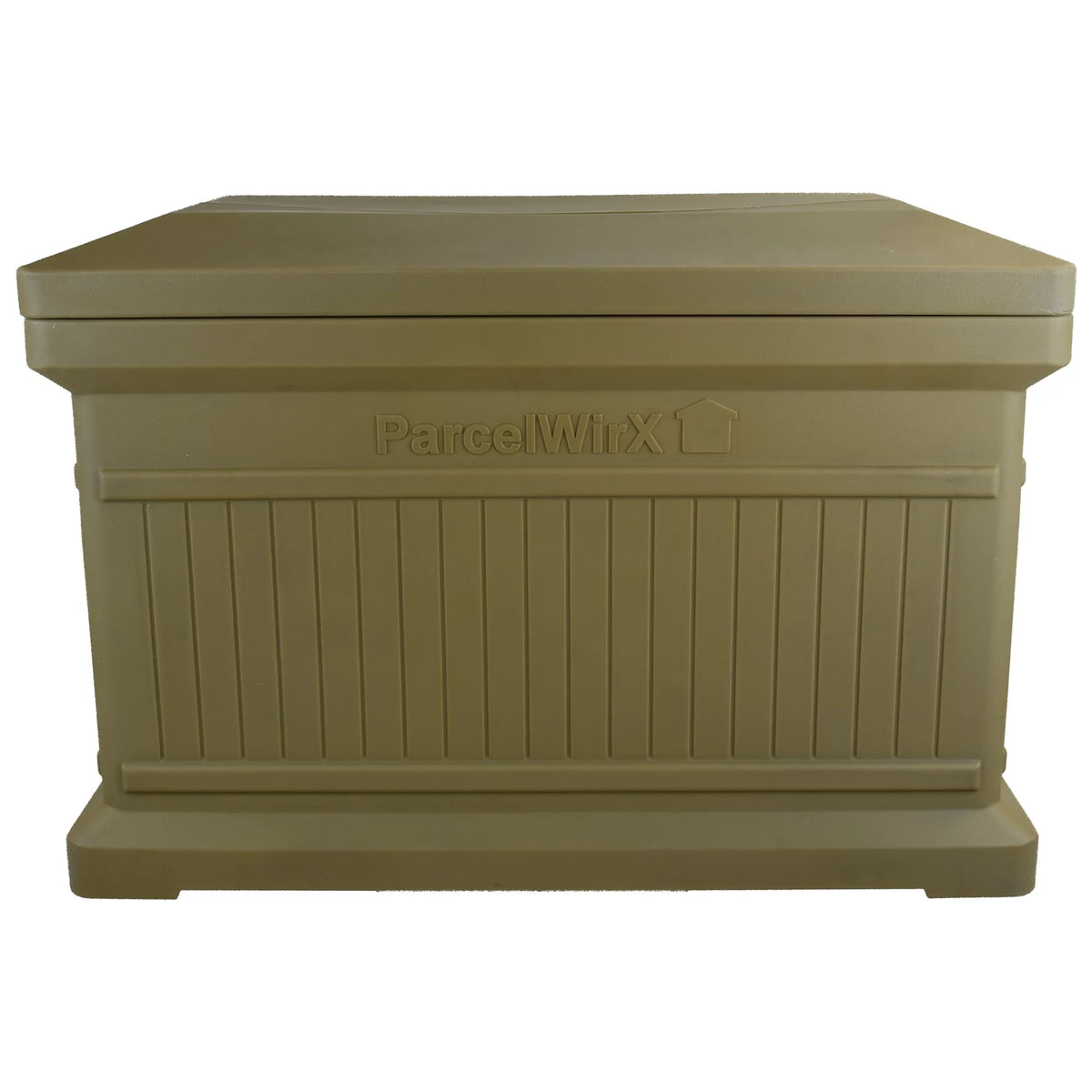 Oak Color Horizontal Large Package Delivery Box with Lift Off Lid K267089