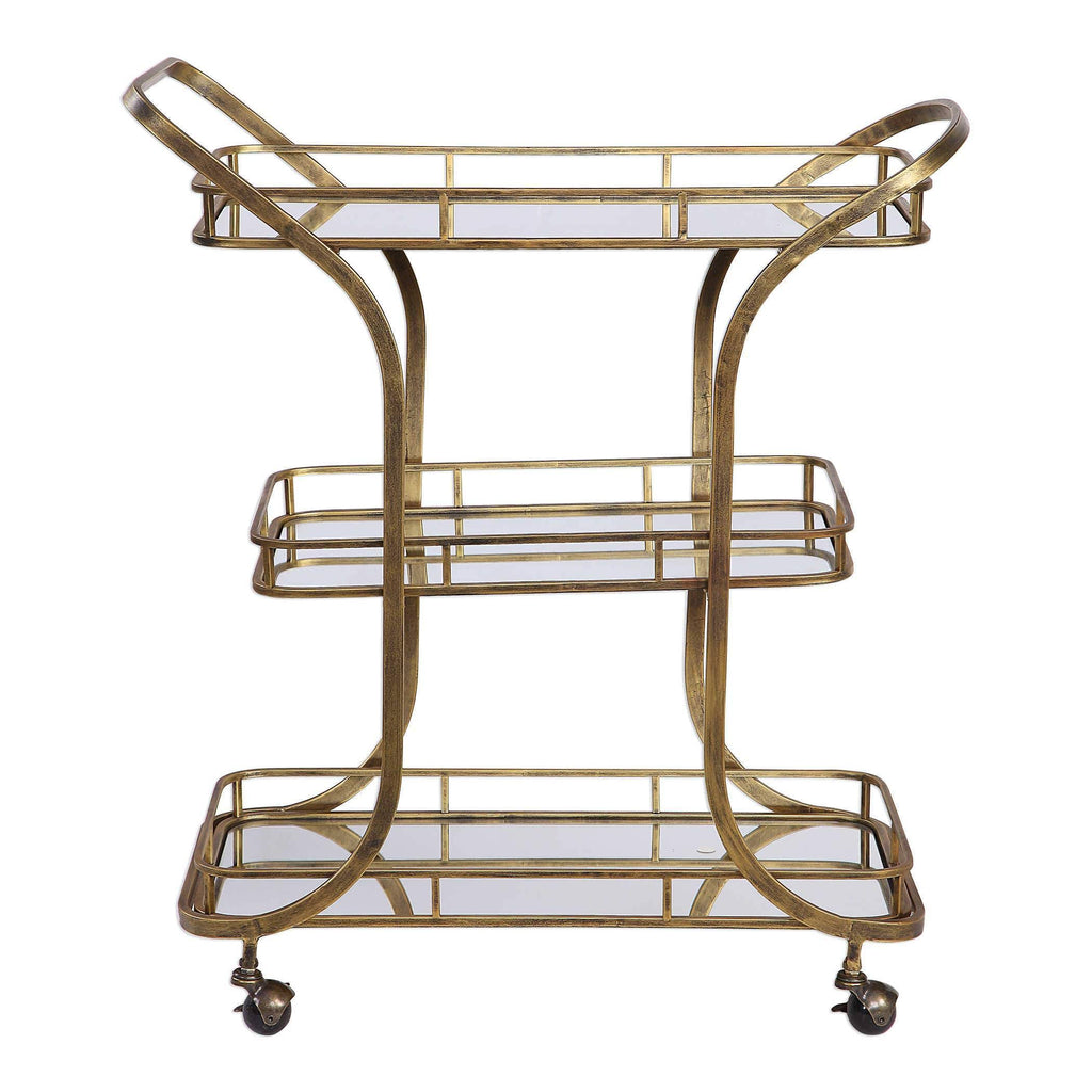 Gold Serving Cart C950194