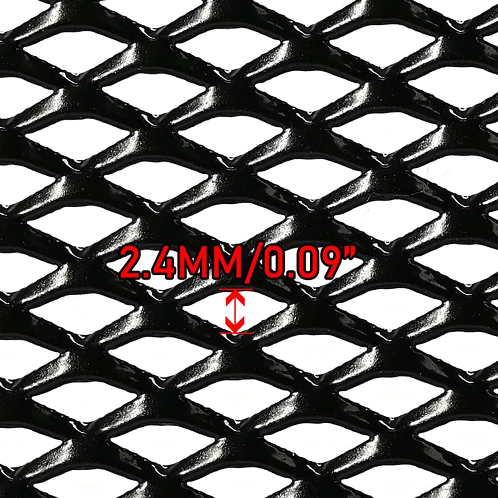 2Pcs Aluminum Car Grille Mesh Set E914