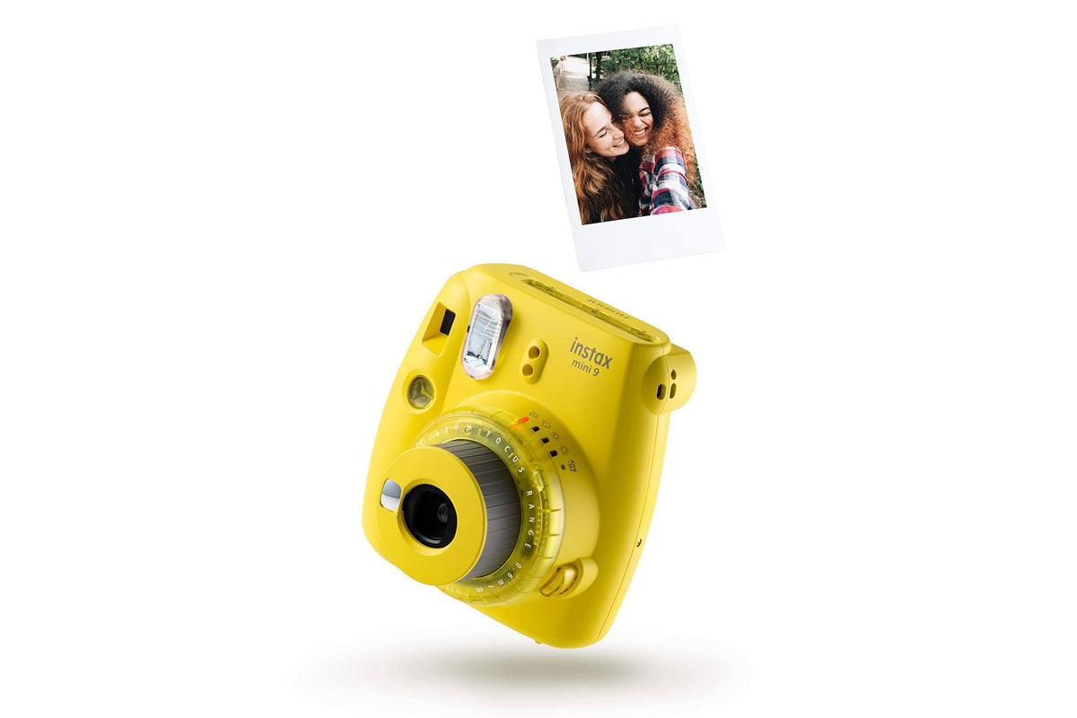 Yellow Instant Camera with 10 Shots K8757