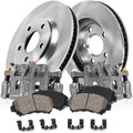 Front Brake Calipers Rotors Pads and Clips B514519
