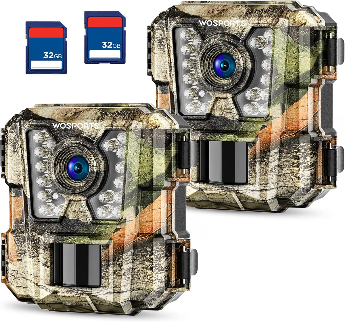 2 Pack Mini Trail Camera with IR Night Vision Waterproof Z83352
