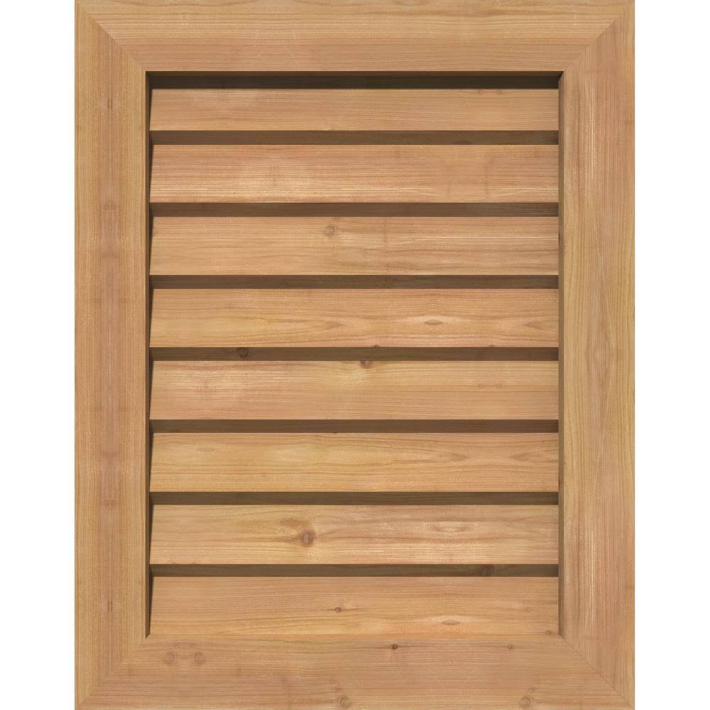Unfinished Non-Functional Vertical Gable Vent C270
