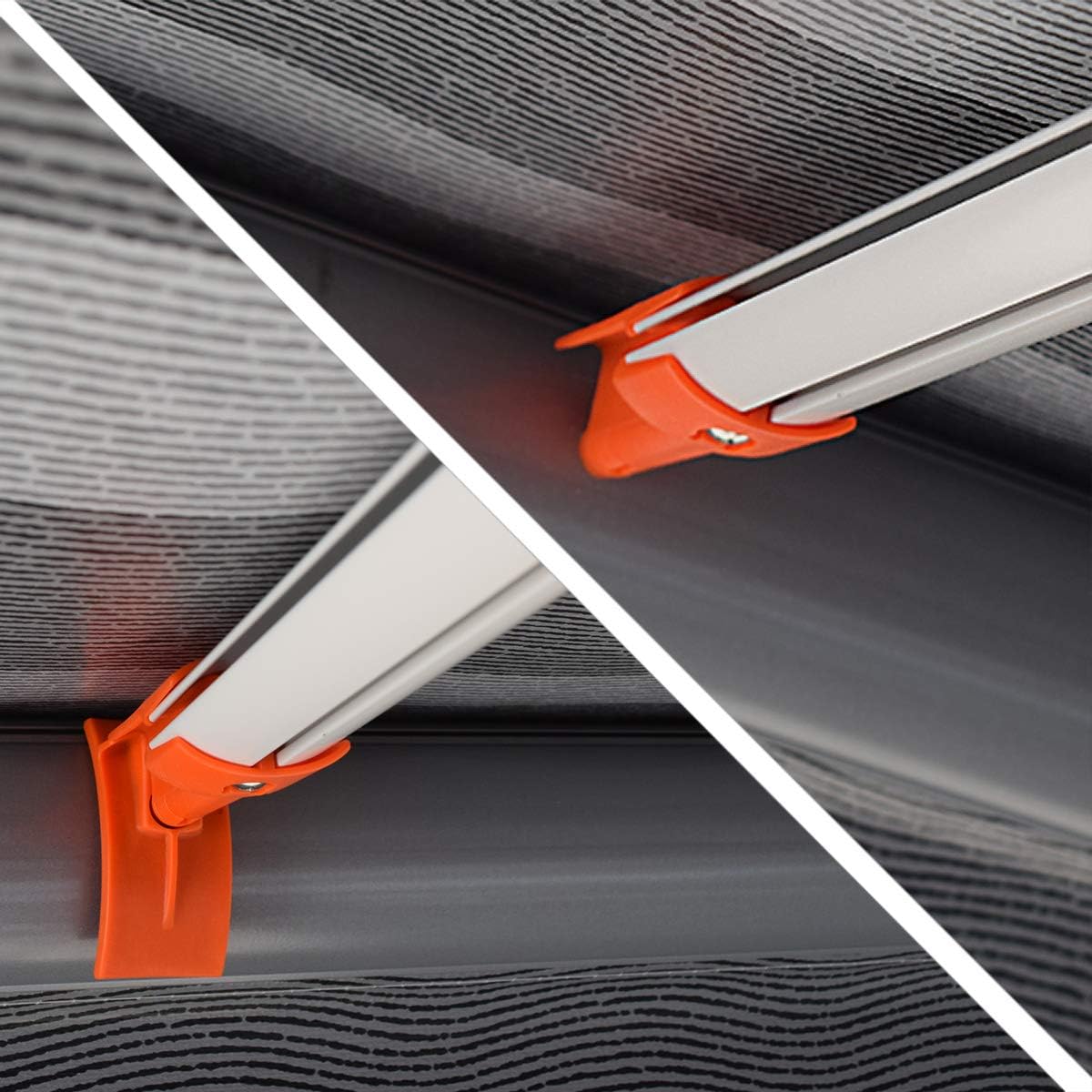 RV Awning Curved Rafter White I33123
