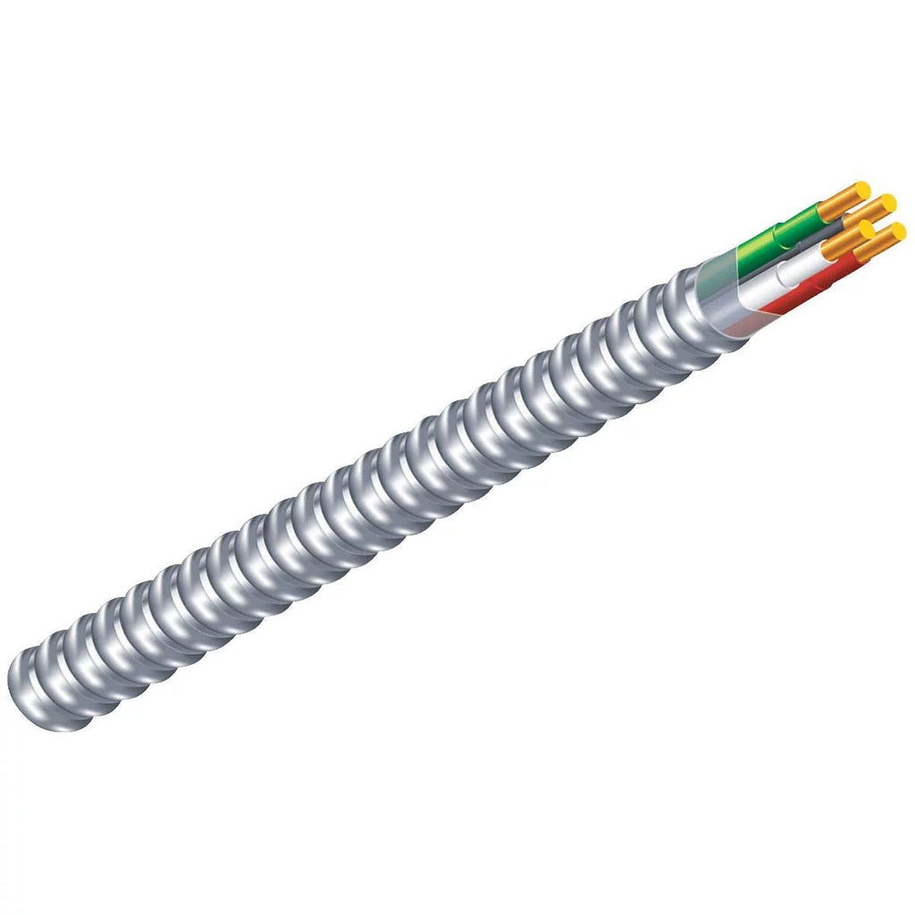 14/2 Aluminum Armored Cable, 600 Volts, 250 Ft. Coil S6746