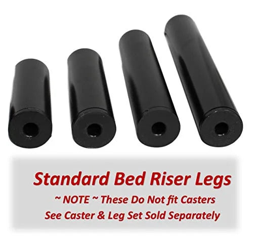 7" Height Set of 4 Adjustable Bed Leg Kit A3418