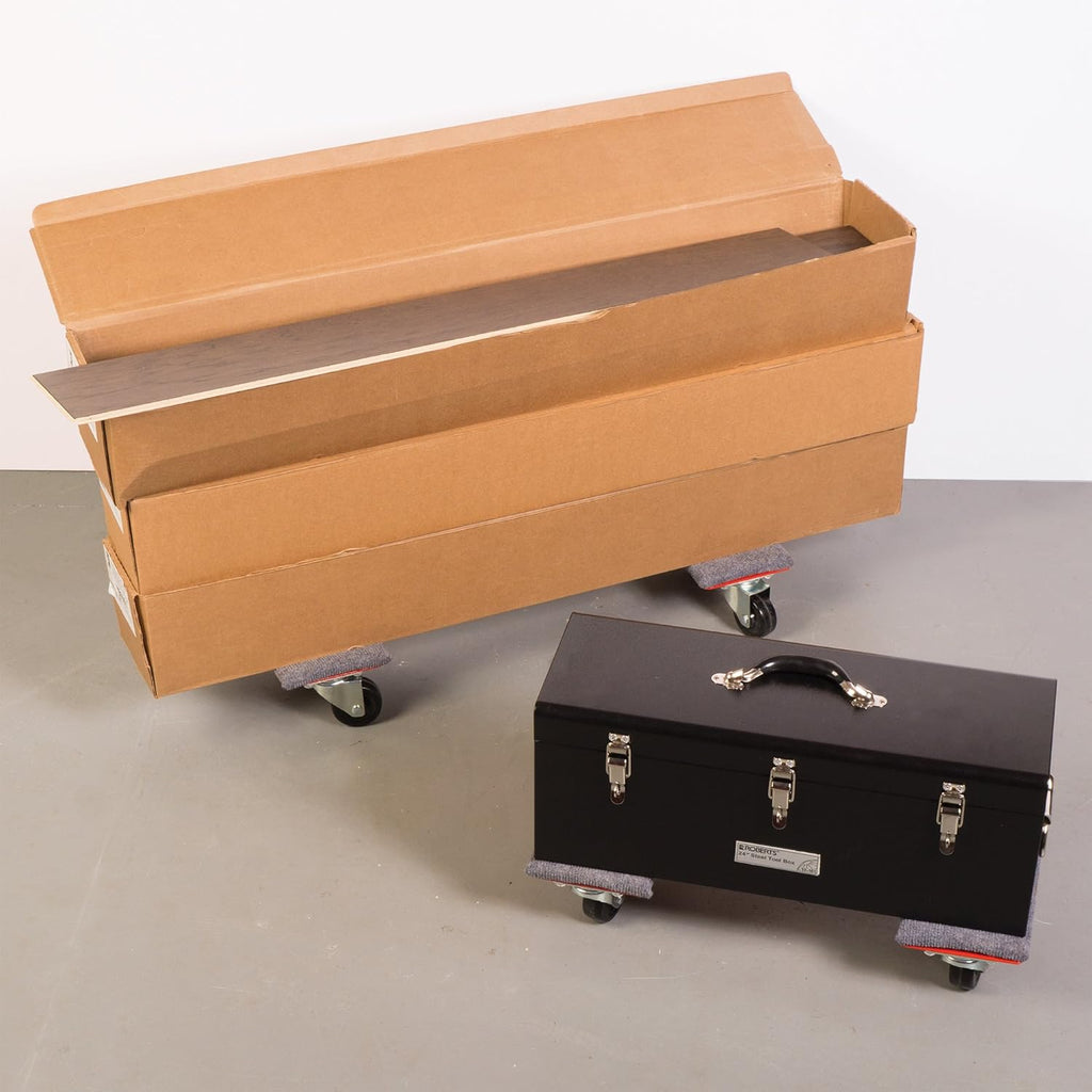 Red 2-Pack Heavy Cargo Moving Dollies with Ball Bearing Wheels V12850