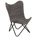 Anthracite Canvas Butterfly Chair M658831