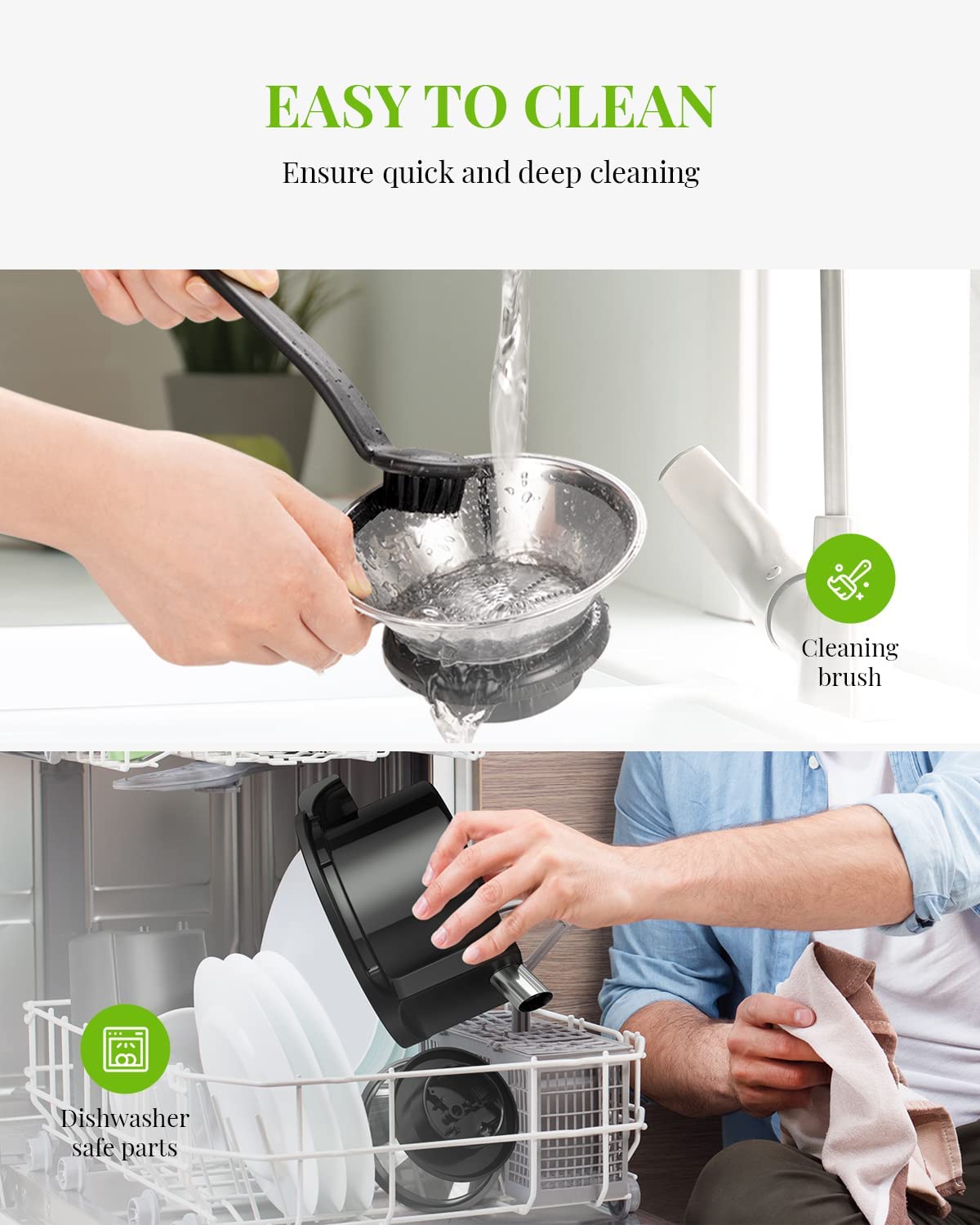 1000W Centrifugal Juicer, Silver D349