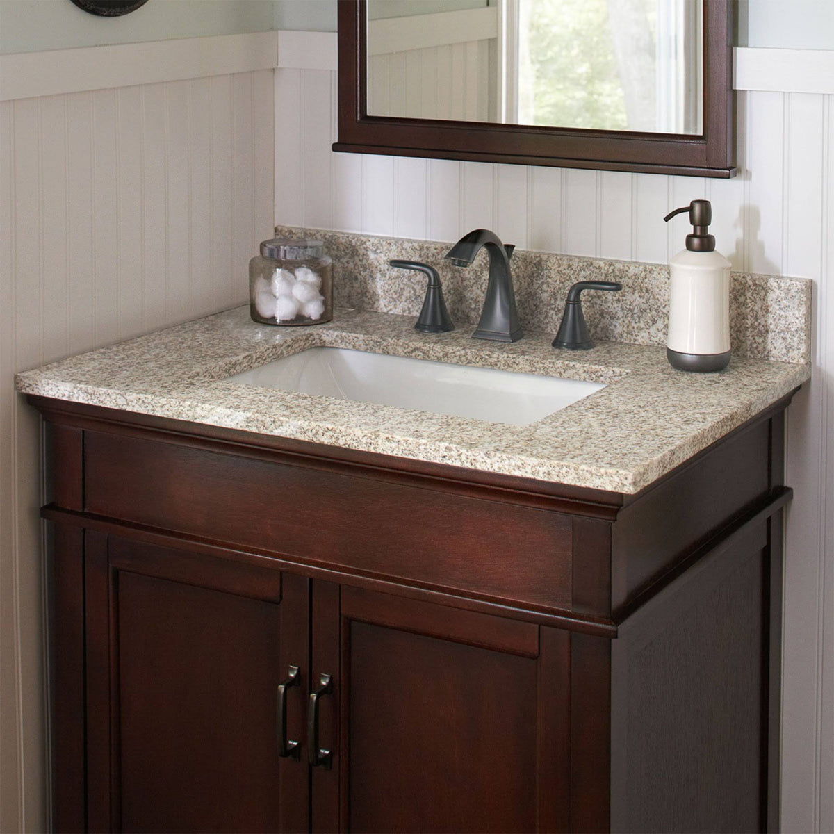 Golden Hill Granite Vanity Top P1155