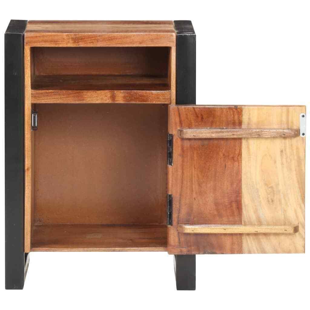 Solid Acacia Wood Bedside Cabinet N432618