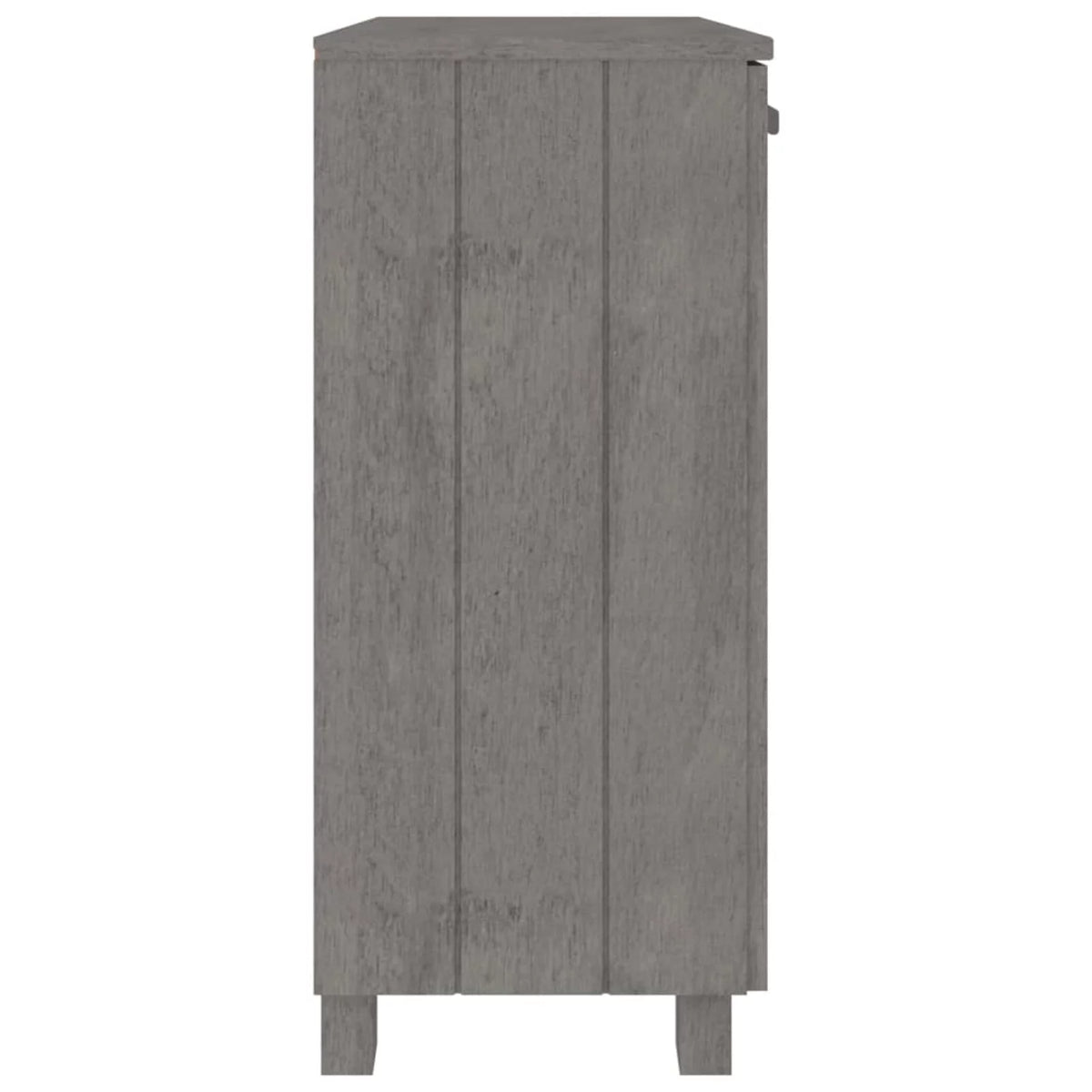 Wooden Sideboard with 2 Doors Pine Wood Storage Cabinet R51187