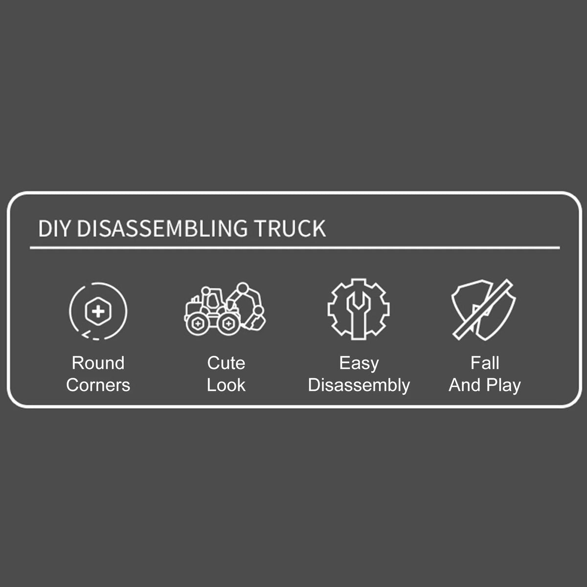 DIY Nut Building Construction Toy Excavator V585392