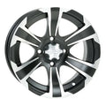 12x7 4.0 + 3.0 Matte Black Alloy Series Wheel M842