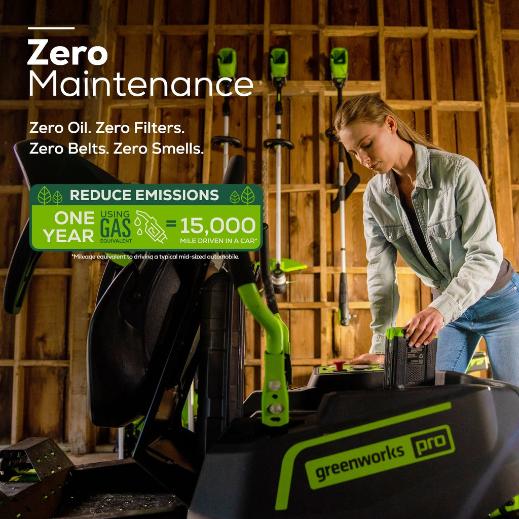 60V 42" Electric Zero Turn Mower with 8 Ah Batteries D28025