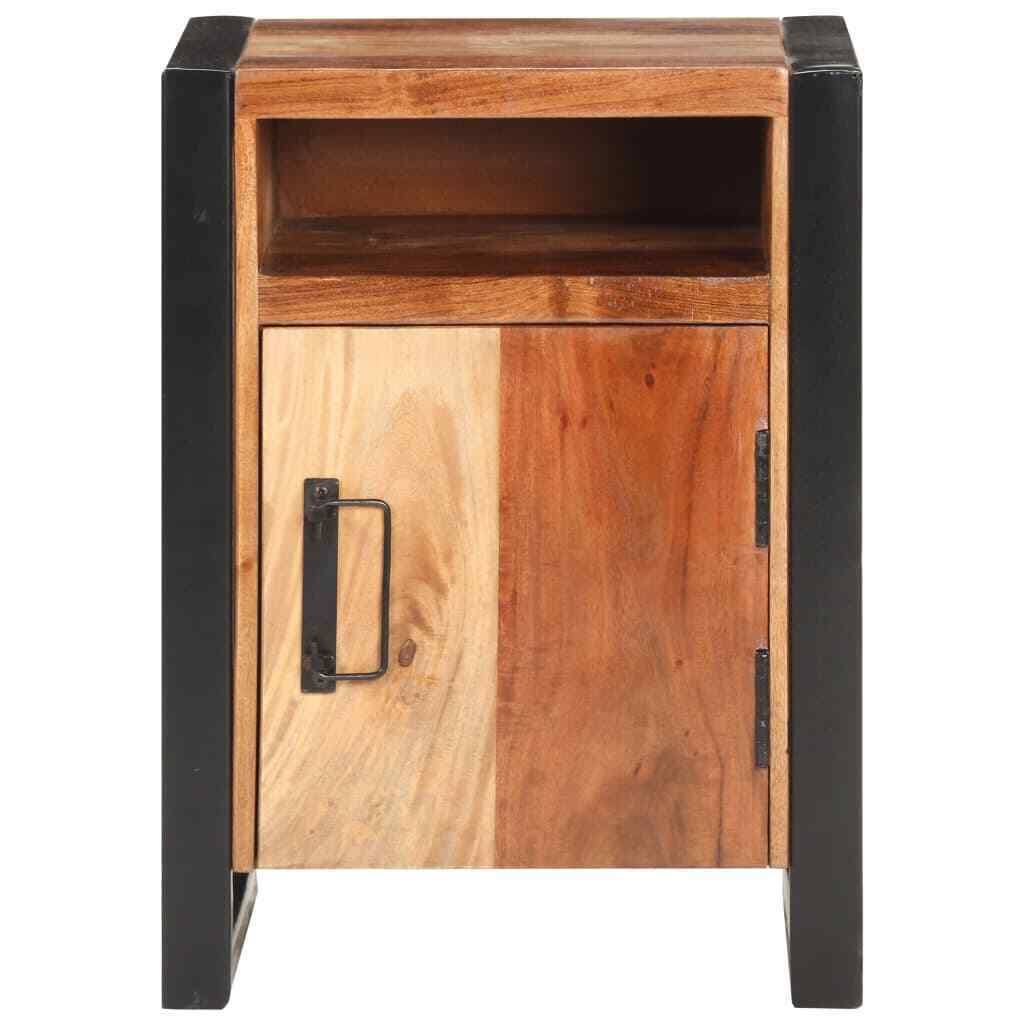 Solid Acacia Wood Bedside Cabinet N432618