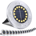 16 Pack Warm Light Solar Ground Lights V227088