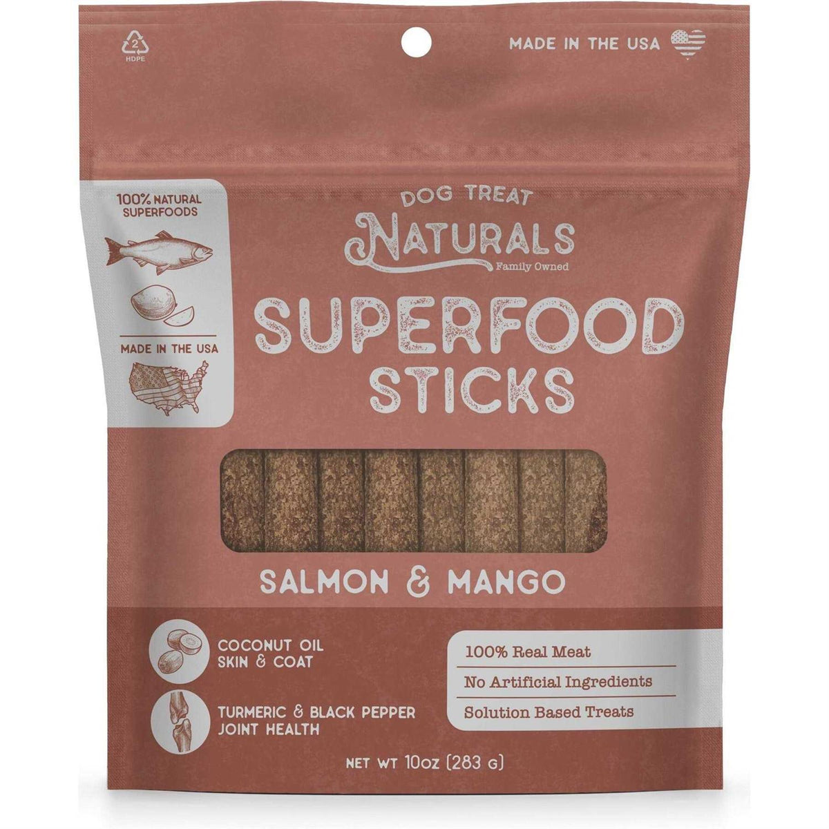 Salmon & Mango Superfood Dog Treat Sticks C926