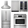 36 Gas Range, Range Hood, Refrigerator, Dishwasher, Wine Cooler E3861