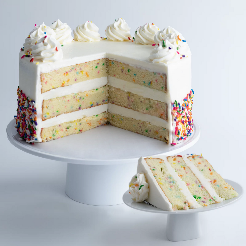Vanilla Confetti Cake Large 10” Size D84000