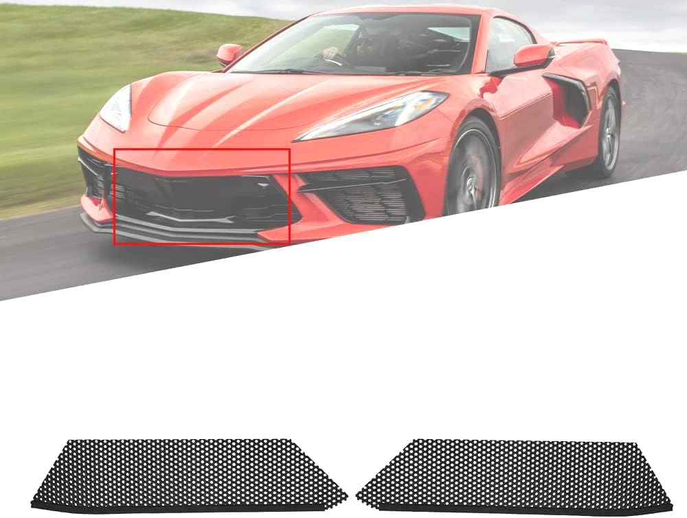 2Pcs Aluminum Car Grille Mesh Set E914