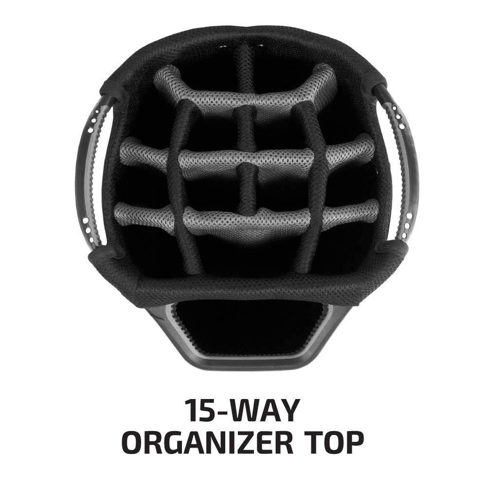 Charcoal/Black/White Cart Bag V114