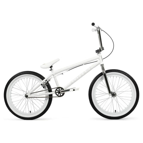 20" White Chrome BMX Bike F8237