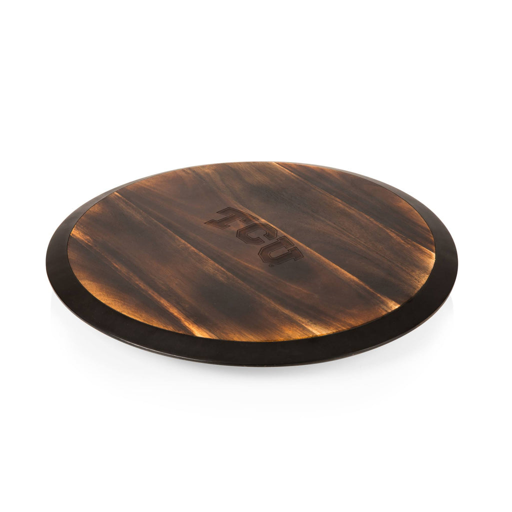 Acacia Wood Lazy Susan Serving Tray X814306
