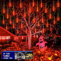 Orange Meteor Shower Icicle String Lights O7905
