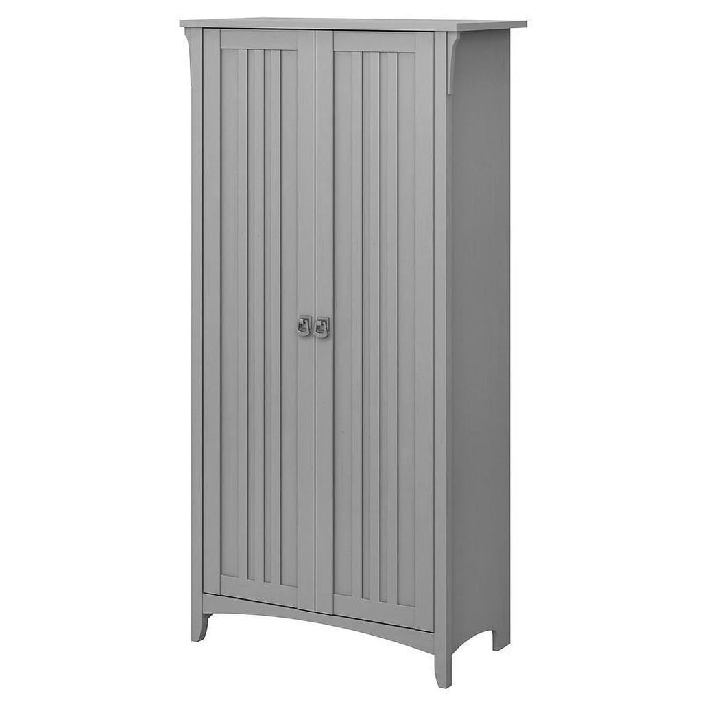 Gray Wood Kitchen Pantry Cabinet with Doors G615560