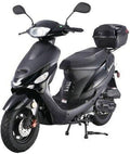 49cc/50cc Gas Scooter Moped with Rear Storage Trunk (Black) H52856