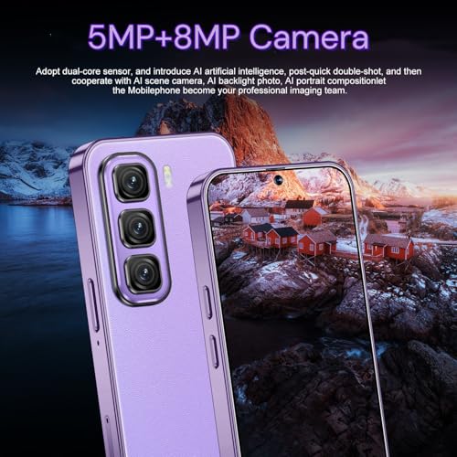 Purple 4.0 inch HD Display 3GB RAM 32GB ROM Dual SIM Smartphone M7973
