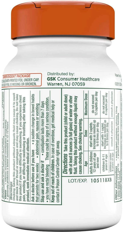 100 ct Fiber Supplement Caplets P468492