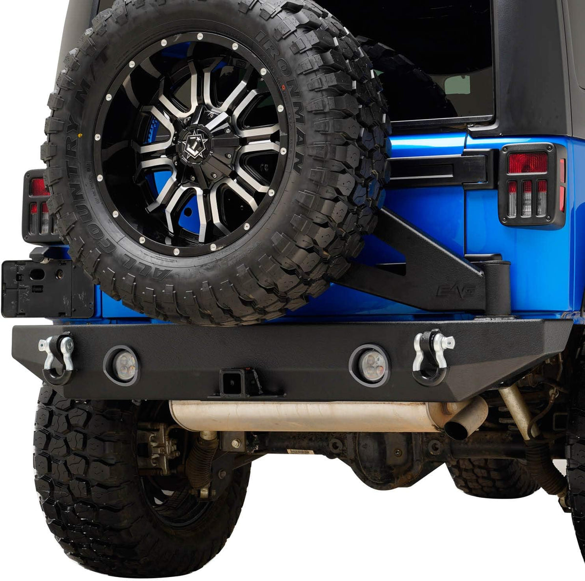 Compatible with JK Rear Bumper with Tire Carrier B230