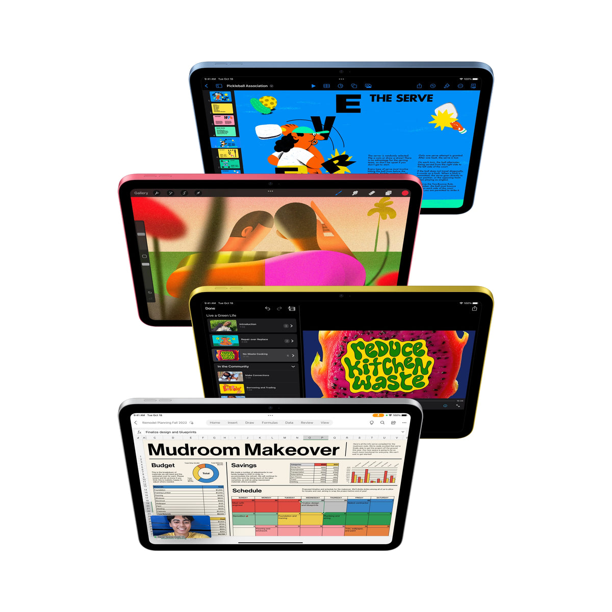 10.9-inch iPad Wi-Fi + Cellular 64GB Pink T303074