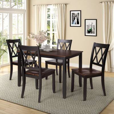 5 Piece Solid Wood Dining Set N17574