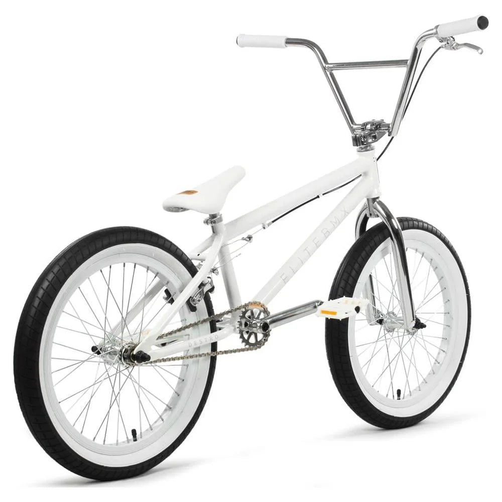 20" White Chrome BMX Bike F8237