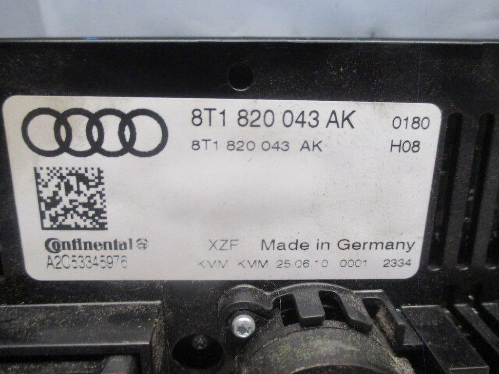 Pre-Owned Audi Q5 AC Heater Temperature Control Unit L24739