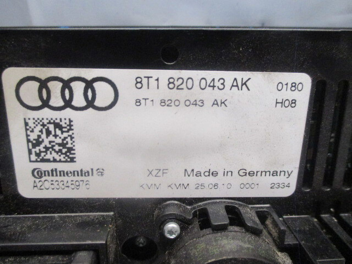 Pre-Owned Audi Q5 AC Heater Temperature Control Unit L24739