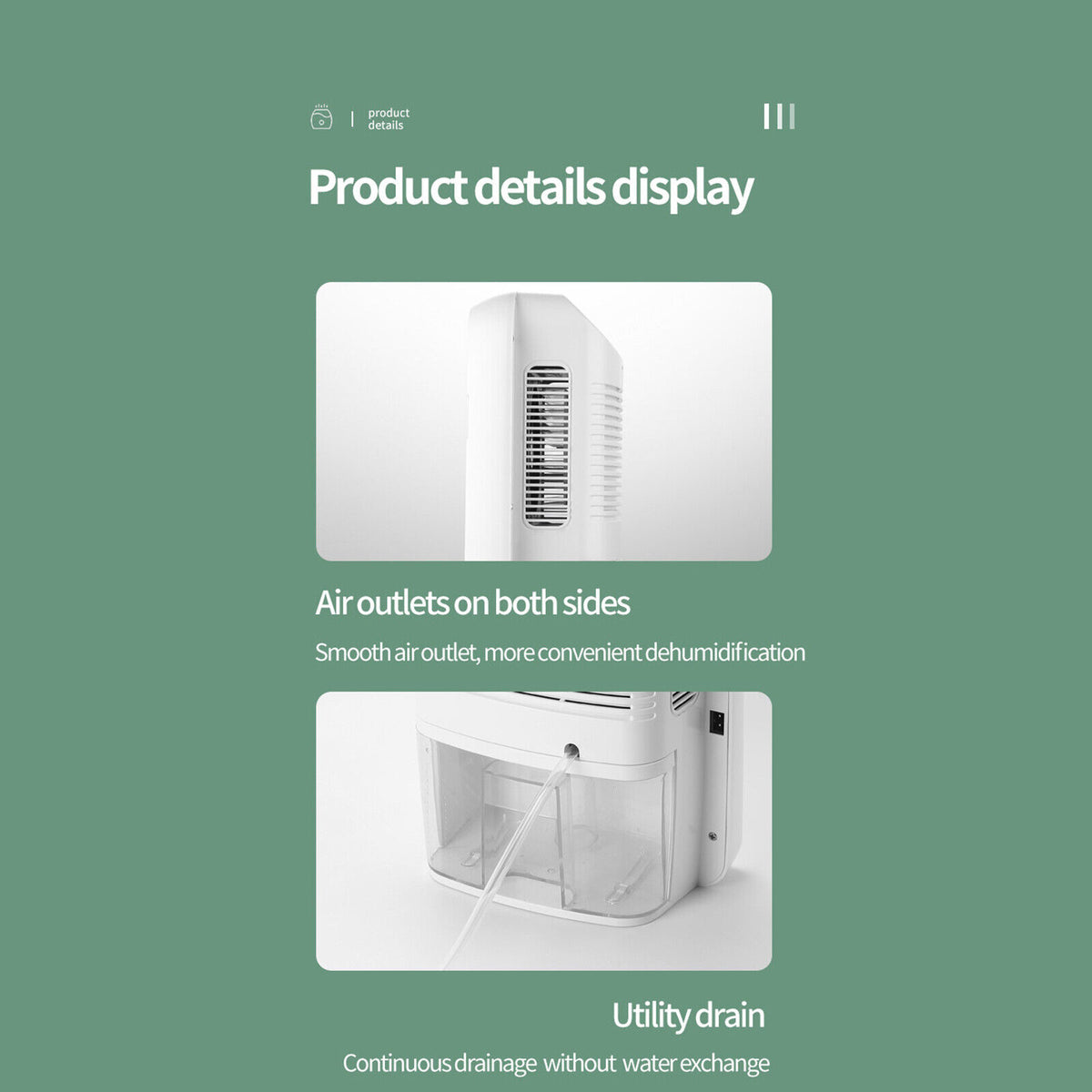 2.5L Dehumidifier L827