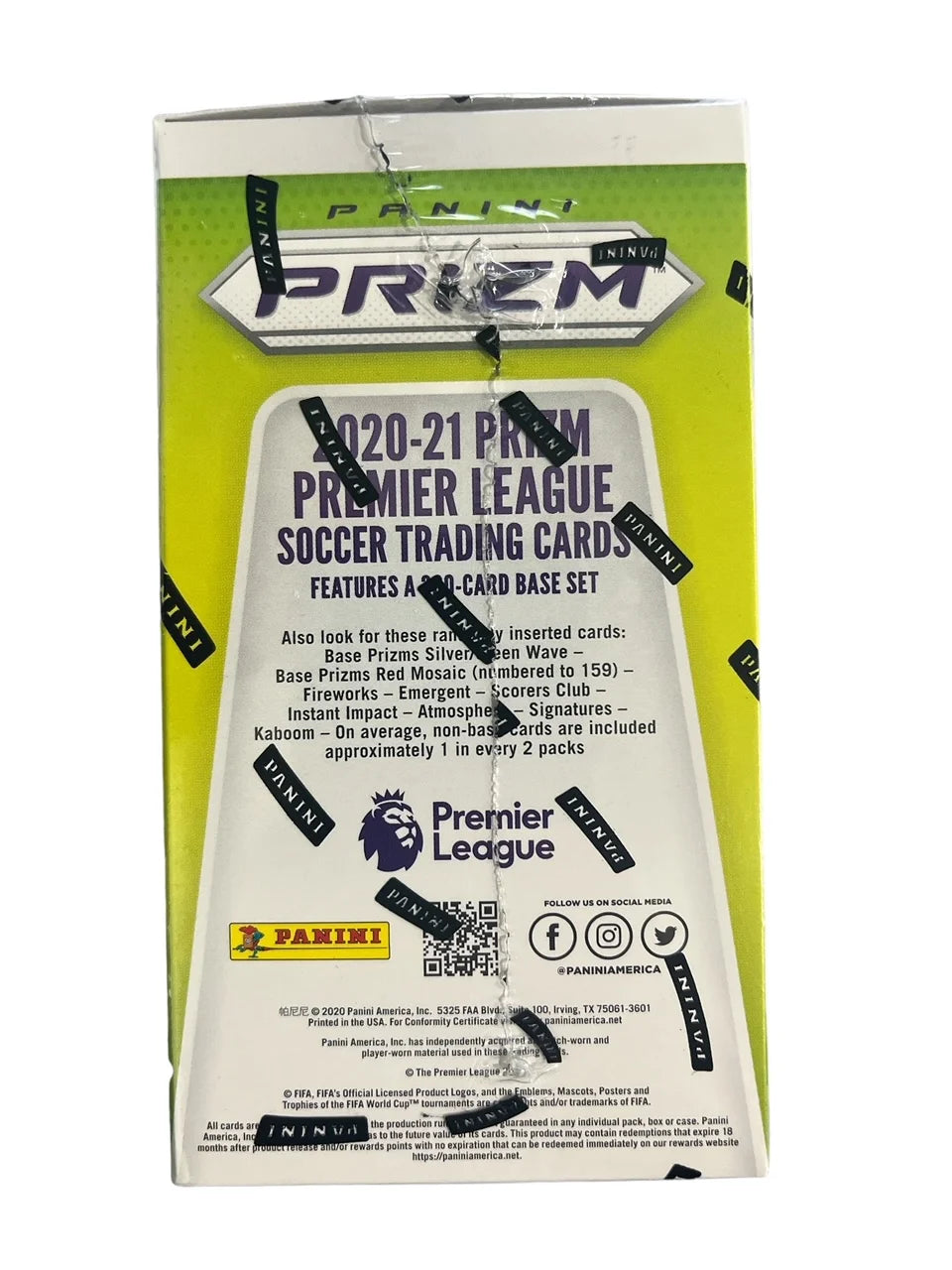 2020 Prizim Premier League Soccer Blaster Box Trading Cards R381268