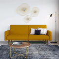 Mustard Yellow Linen Futon D565226