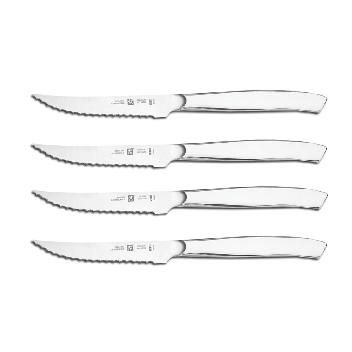4pc Stainless Steel Serrated Steak Knife Set X25374