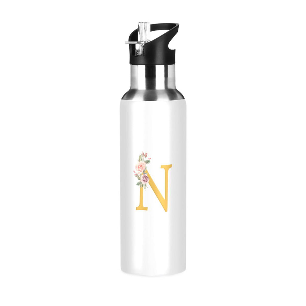 Stainless Steel Insulated Water Bottle with Straw Lid H7100