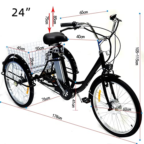 350W 36V Electric Tricycle with Large Basket Y799902
