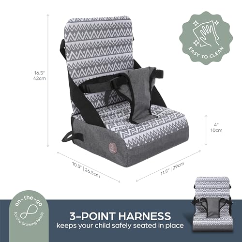 Travel Booster Seat with Storage Compartment D511792